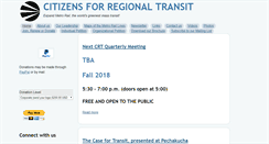 Desktop Screenshot of citizenstransit.org