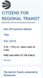 Mobile Screenshot of citizenstransit.org